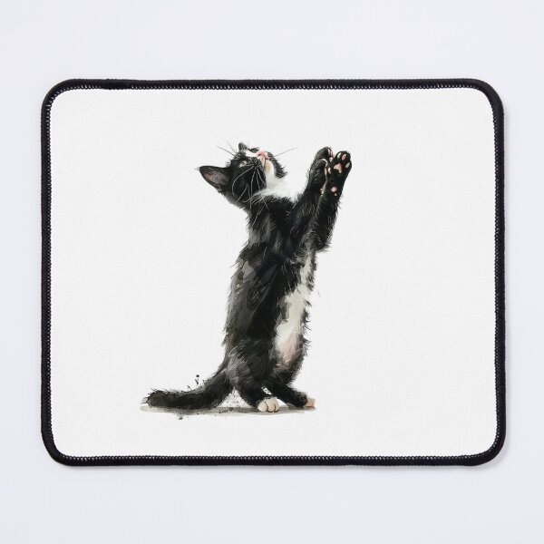 Item preview, Cat | Black & White Cat | Minimal Pet Aesthetic Art designed and sold by Mandayartstudio.