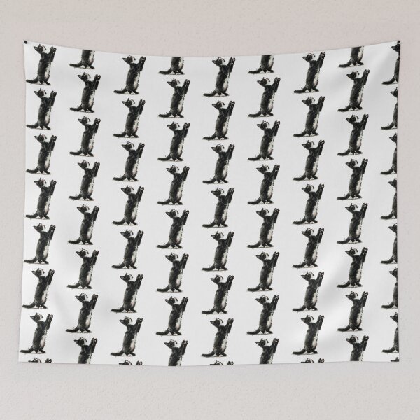 Item preview, Cat | Black & White Cat | Minimal Pet Aesthetic Art designed and sold by Mandayartstudio.