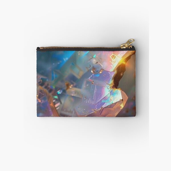 Item preview, Iridescent Rainbow Opal Crystal Cluster Holographic Mineral Gemstone Art designed and sold by LYAN-STORE.