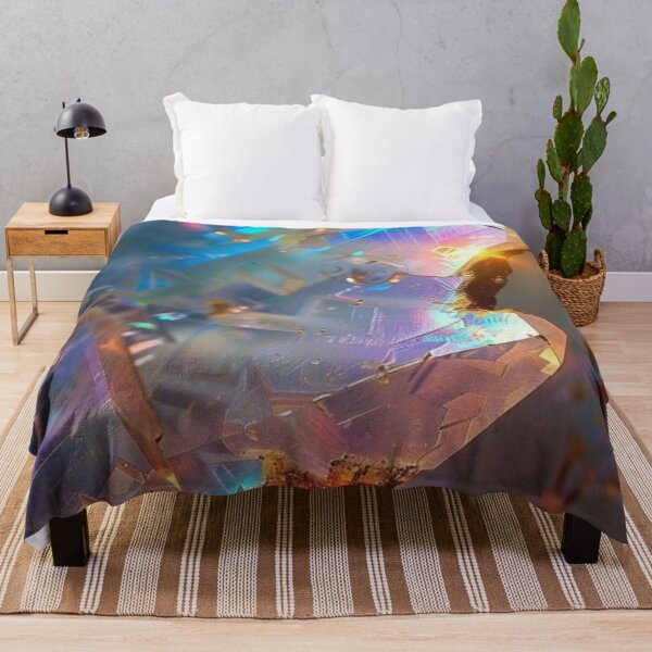 Item preview, Iridescent Rainbow Opal Crystal Cluster Holographic Mineral Gemstone Art designed and sold by LYAN-STORE.