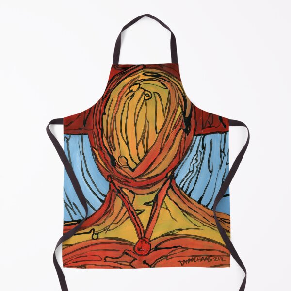 Item preview, The Incandescent Head - Abstract Dutch Expressionist Art designed and sold by Dwaalhaas.com.