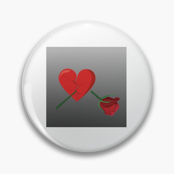 Item preview, Broken Heart Pierced by Red Rose designed and sold by Markedin.