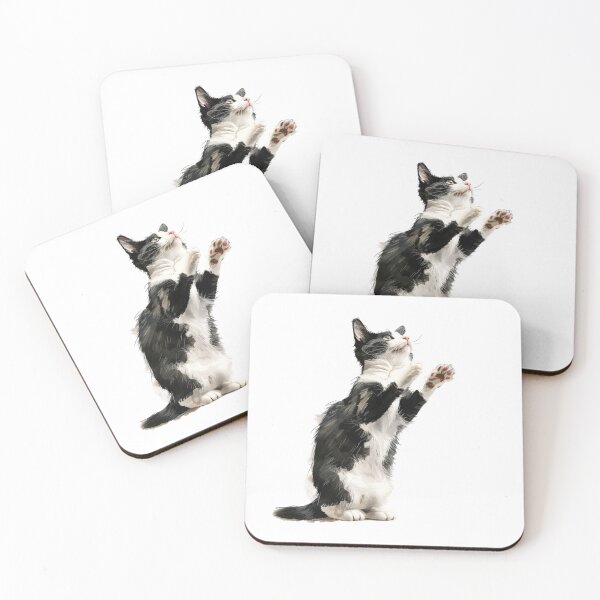 Item preview, Cat | Black & White Cat | Minimal Pet Aesthetic Art designed and sold by Mandayartstudio.