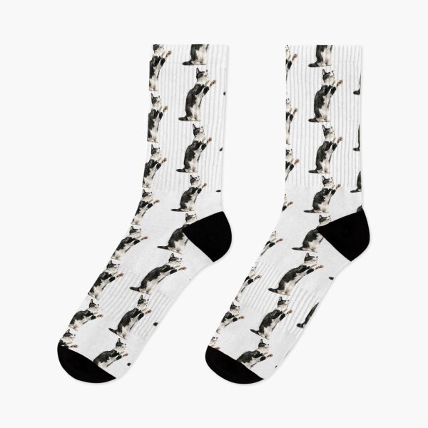 Item preview, Cat | Black & White Cat | Minimal Pet Aesthetic Art designed and sold by Mandayartstudio.