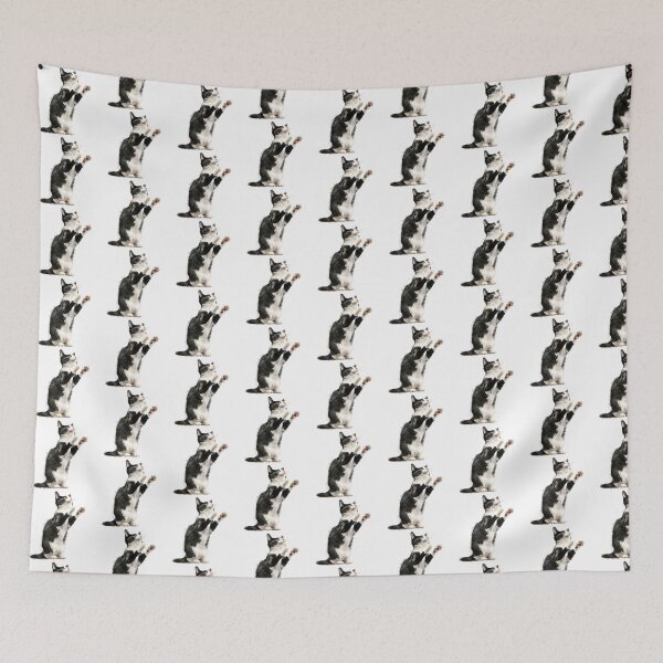 Item preview, Cat | Black & White Cat | Minimal Pet Aesthetic Art designed and sold by Mandayartstudio.