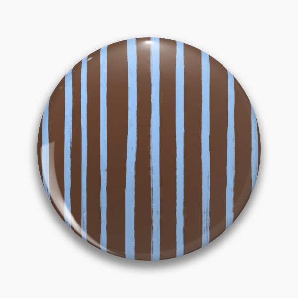 Item preview, Brown with Blue Brush Stroke Stripes Pattern designed and sold by OneThreeSix.