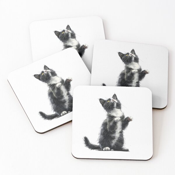 Item preview, Cat | Black & White Cat | Minimal Pet Aesthetic Art designed and sold by Mandayartstudio.