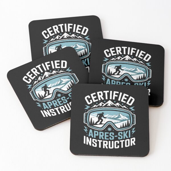 Item preview, CERTIFIED APRES‑SKI INSTRUCTOR designed and sold by jkrphoto.