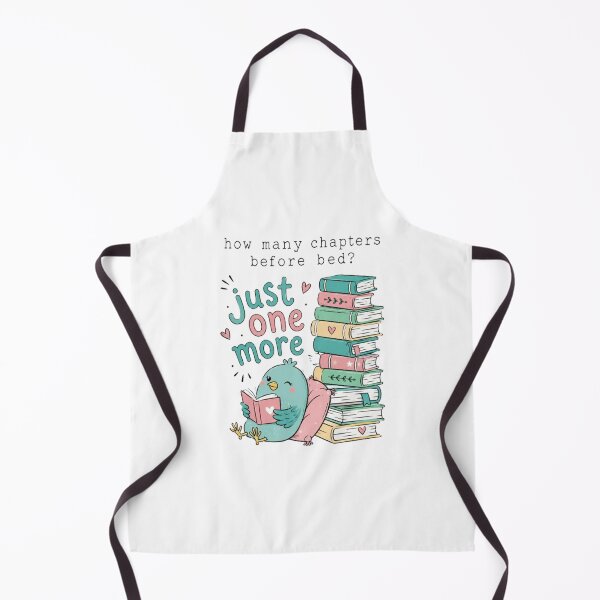 Item preview, Just One More Chapter – Funny Book Lover Reading Design designed and sold by Marilia Rosado Studio.