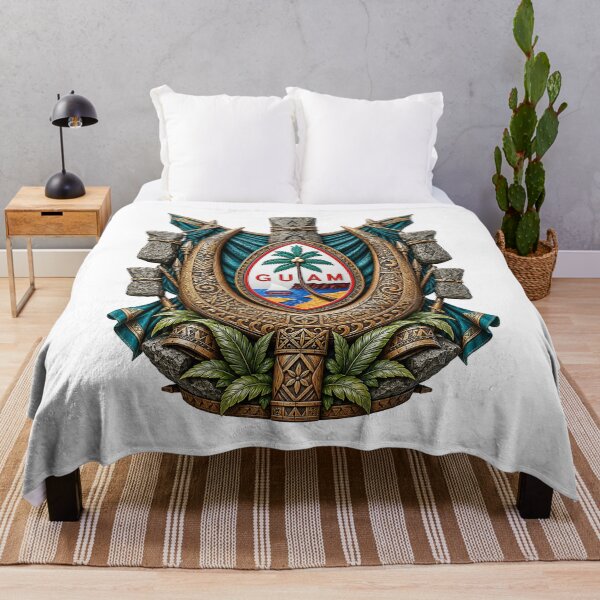 Item preview, Sacred Stoneguard of Guåhan: An Island Legacy Crest designed and sold by BlissBlvdShop.