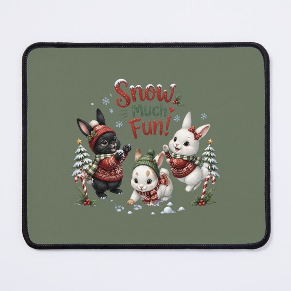 Item preview, Bunnies In snow designed and sold by Whimsy Petal and Co..