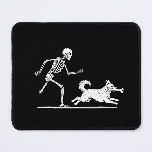 Item preview, Running Skeleton Dog Halloween Runner Pet Owner designed and sold by SofiBlair.