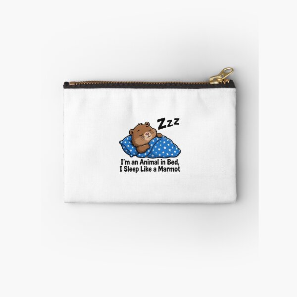 Item preview, 'm an Animal in Bed I Sleep Like a Marmot - Funny Marmot designed and sold by Csaba1983.