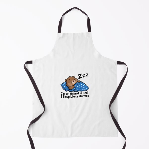 Item preview, 'm an Animal in Bed I Sleep Like a Marmot - Funny Marmot designed and sold by Csaba1983.