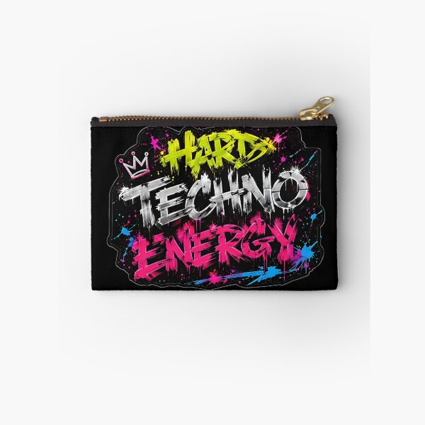 Item preview, Hardcore Techno Energy – Neon Graffiti Rave Design designed and sold by RH Design Lab.
