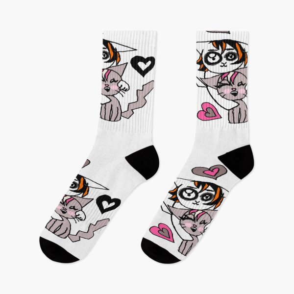Item preview, Adorable Emo Kitty Couple designed and sold by Rainbowland123.