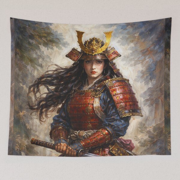 Item preview, Copy of The Samurai Woman – Japanese Warrior Painting designed and sold by GalleryKauffeld.
