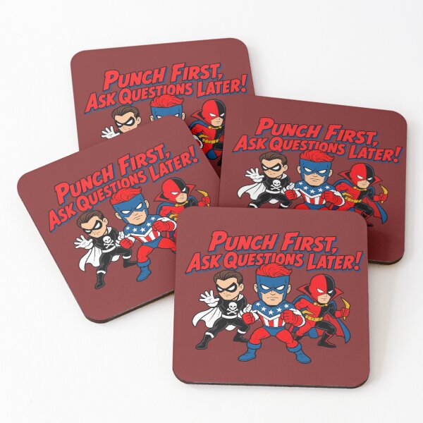 Item preview, Punch First, Ask Questions Later! | Golden Age Public Domain Superheroes designed and sold by VoglR.