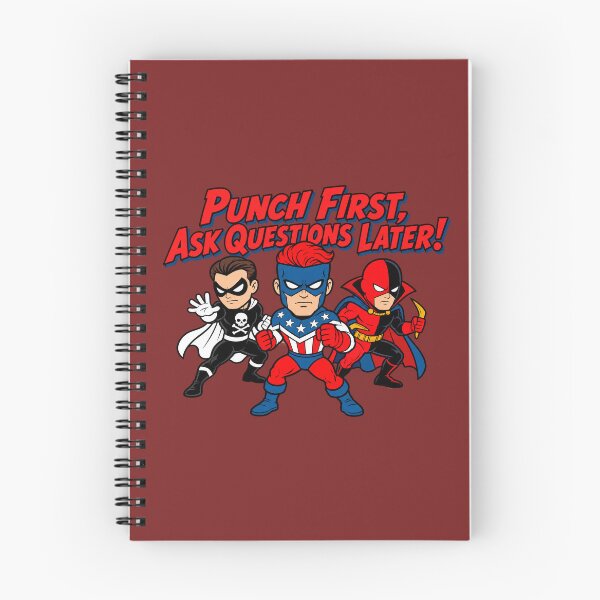 Item preview, Punch First, Ask Questions Later! | Golden Age Public Domain Superheroes designed and sold by VoglR.