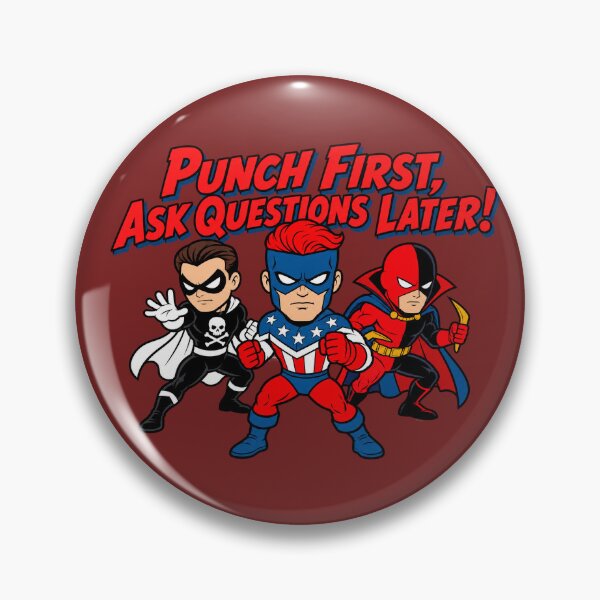 Item preview, Punch First, Ask Questions Later! | Golden Age Public Domain Superheroes designed and sold by VoglR.
