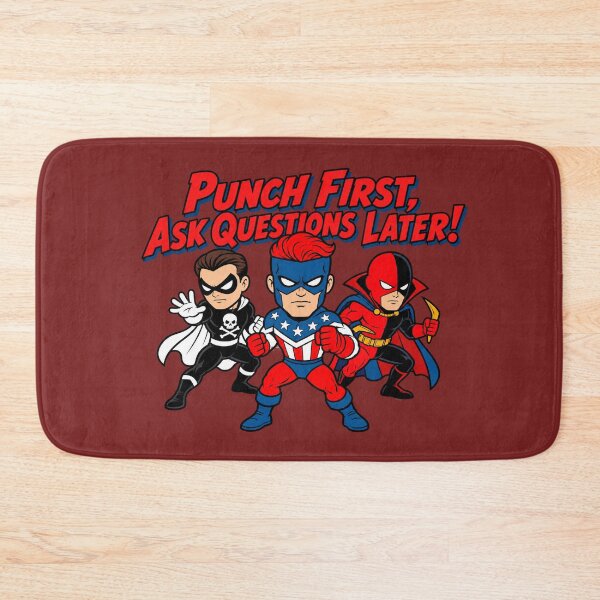 Item preview, Punch First, Ask Questions Later! | Golden Age Public Domain Superheroes designed and sold by VoglR.