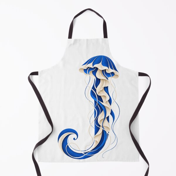 Item preview, Letter J Jellyfish Alphabet Art designed and sold by tmoca.