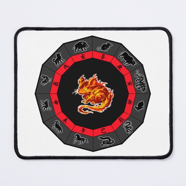 Item preview, Japanese zodiac eto - Nezumi Astrology Wheel designed and sold by Onigirineko .