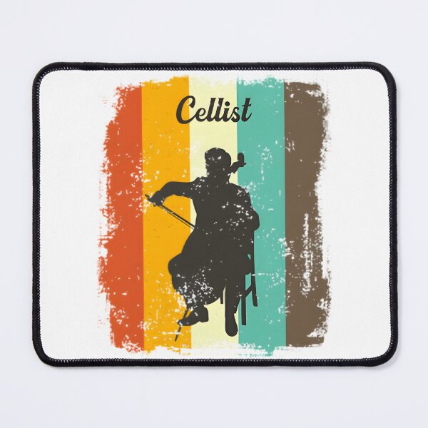 Item preview, Retro Vintage Cellist Cello Player Music Lover Gift | ⭐⭐⭐⭐⭐ designed and sold by mahmoud athamnh.