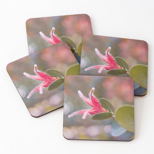 Item preview, Round-Leaf Honeysuckle Botanical Macro – Fine Art Canvas Photography Print designed and sold by MinzMarchStudio.