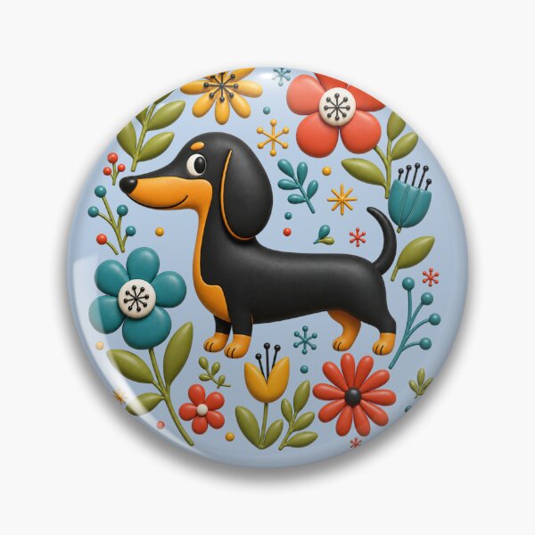 Item preview, Mid Century Modern Weiner Dog designed and sold by cbfineart.