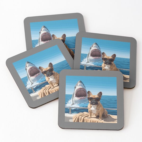 Item preview, French Bulldog Shark Ocean Adventure designed and sold by SofiBlair.