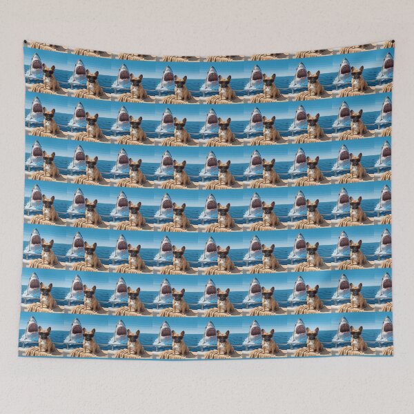 Item preview, French Bulldog Shark Ocean Adventure designed and sold by SofiBlair.