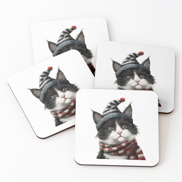 Item preview, Cat | Black & White Cat | Minimal Pet Aesthetic Art designed and sold by Mandayartstudio.