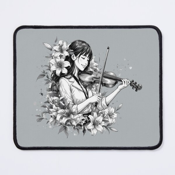 Item preview, Violinist Among Flowers – Music is Power     designed and sold by Art-Arcade6.