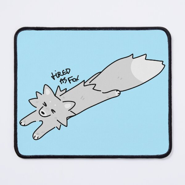 Item preview, tired as fox designed and sold by sadfacestickers.