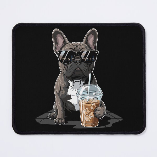 Item preview, Cool French Bulldog Sunglasses Iced Coffee Dog Lover designed and sold by SofiBlair.
