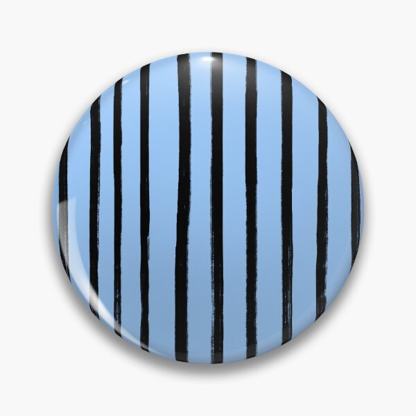 Item preview, Light Blue with Black Stroke Stripes Pattern designed and sold by OneThreeSix.
