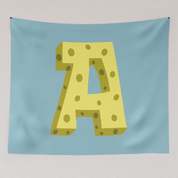 Item preview, Letter A Fun Alphabet Yellow Cartoon – Letter A for Kids designed and sold by charlypicazo.