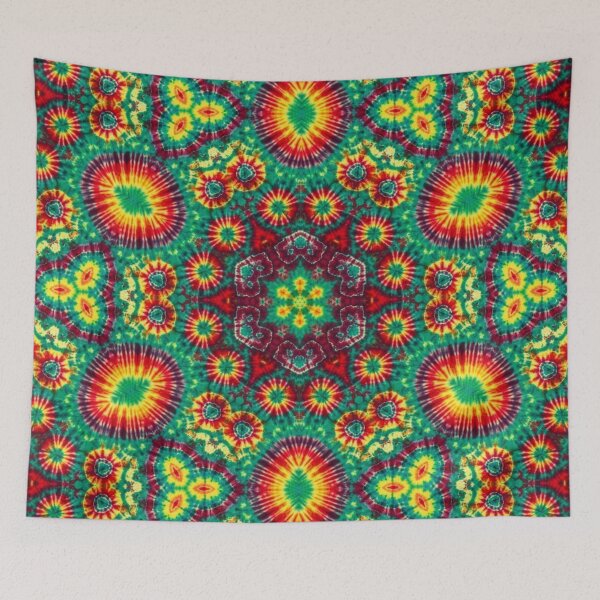 Item preview, Rastafarian Fractal Tie-Dye 081826 10 designed and sold by Lazarustci.