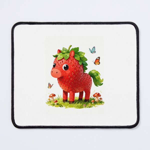 Item preview, Whimsical Strawberry Pony  designed and sold by TraceyAB7.