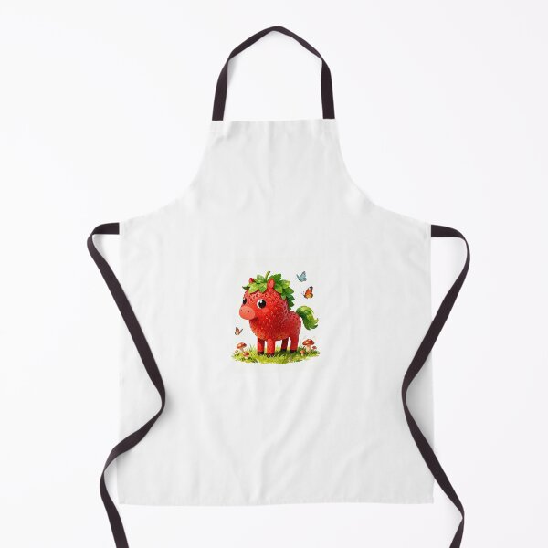 Item preview, Whimsical Strawberry Pony designed and sold by TraceyAB7.