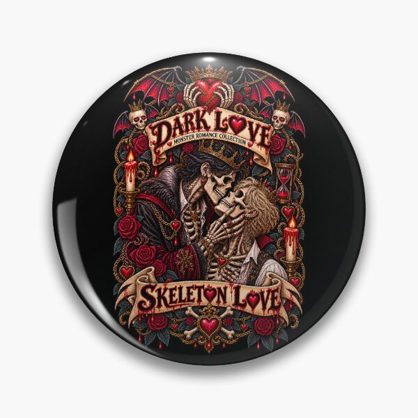 Item preview, DARK LOVE ❤️ - MONSTER ROMANCE COLLETION -  SKELETON LOVE - GAY PRIDE v2 designed and sold by WheelieGdArt.