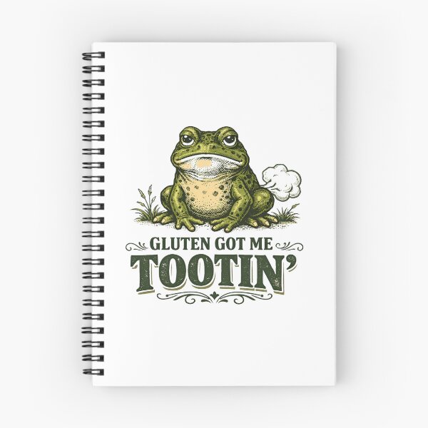 Item preview, Gluten Got Me Tootin’ Frog designed and sold by DariaOltes.