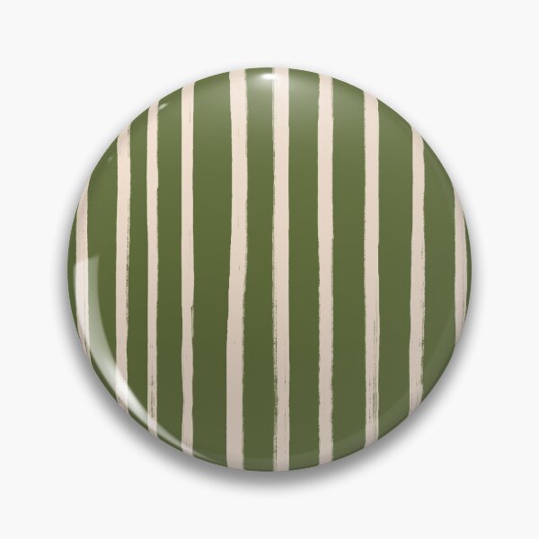 Item preview, Green with Beige Stroke Stripes Pattern designed and sold by OneThreeSix.