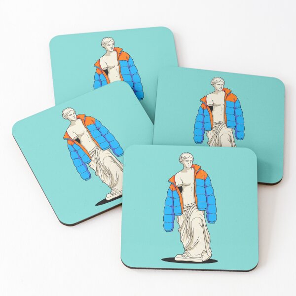 Item preview, Venus de Milo in Puffer Jacket Streetwear Classical Statue Art Parody designed and sold by Rare By Hero.