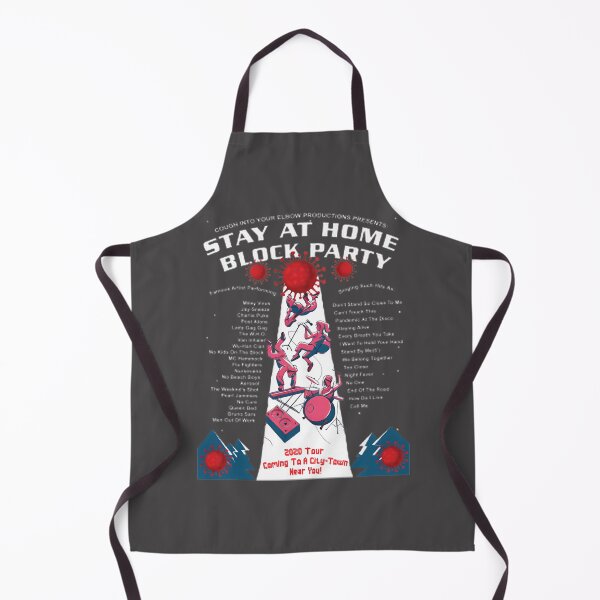 Item preview, Stay At Home Block Party Funny Introvert Concert Poster Aesthetic Retro Style Homebody Vibes | ⭐⭐⭐⭐⭐ designed and sold by LogicallyBob.