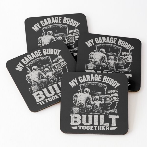 Item preview, Father and son garage buddy design for car lovers designed and sold by rafaeltto.