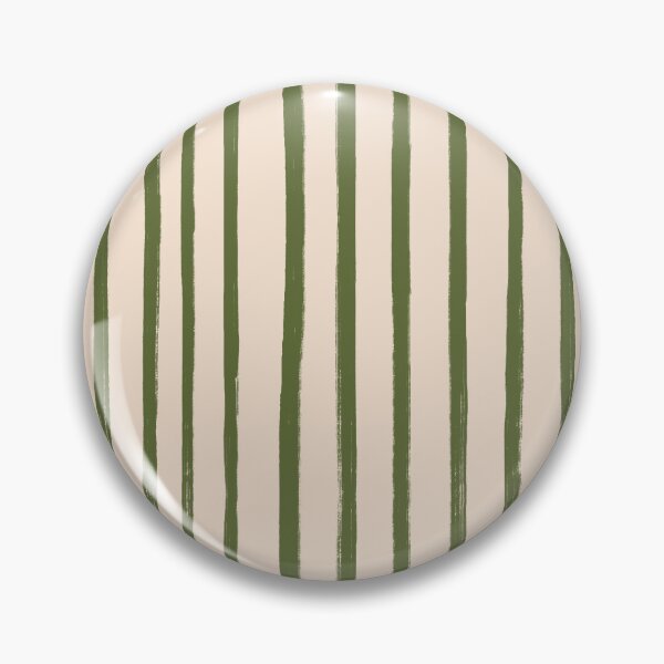 Item preview, Cream with Green Stroke Stripes Pattern designed and sold by OneThreeSix.