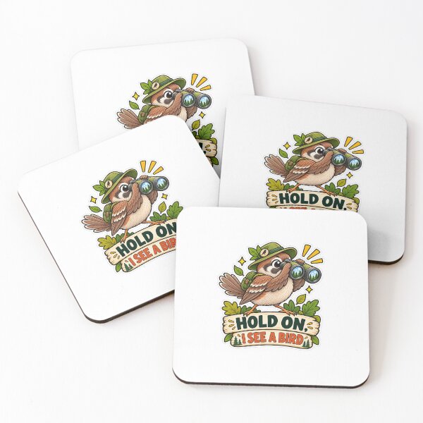 Item preview, Wait, I See a Bird – Funny Birding Design with Sparrow designed and sold by Eugeniia25.