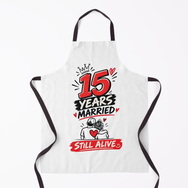 Item preview, 15 Years Married Still Alive Funny Husband Wife designed and sold by AnnSign.
